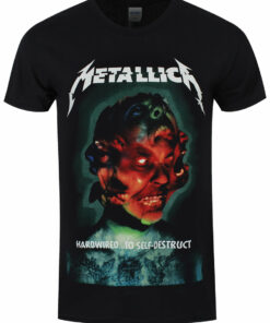 Metallica Hardwired Album Mens Black T Shirt 1