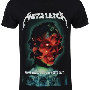 Metallica Hardwired Album Mens Black T Shirt 1