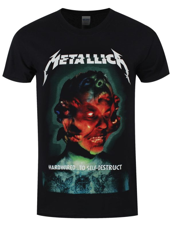 Metallica Hardwired Album Men’s Black T-Shirt