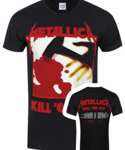 Metallica Kill Em All Tracks Mens Black T Shirt 1