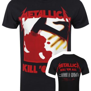 Metallica Kill ‘Em All Tracks Men’s Black T-Shirt