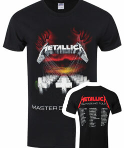 Metallica MOP 86 European Tour Mens Black T Shirt 1