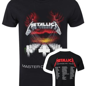 Metallica MOP 86 European Tour Mens Black T Shirt 1