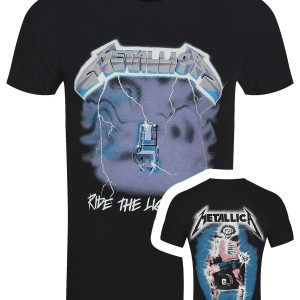 Metallica Ride The Lightning Men’s Black T-Shirt