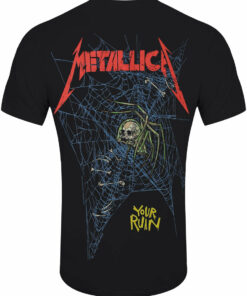 Metallica Ruin Struggle Mens Black T Shirt 2