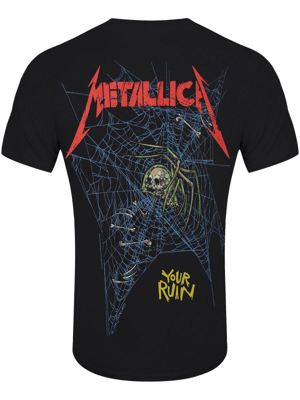 Metallica Ruin  Struggle Men’s Black T-Shirt