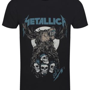 Metallica SM2 Skulls Black T Shirt 1