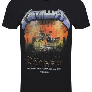 Metallica Stockholm ’86 Men’s Black T-Shirt