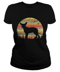 Mexican Hairless Dog Retro 70s Vintage Dog Shirt 1