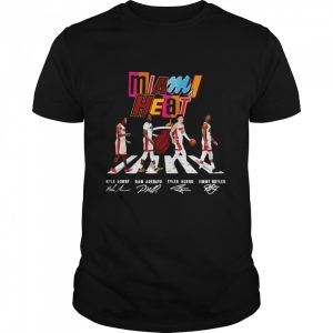 Miami Heat Abbey Road Kyle Lowry Bam Adebayo Tyler Herro Jimmy Butler Signatures Shirt