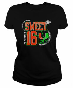 Miami Hurricanes March Madness 2022 Ncaa Men's Basketball Sweet 16 The Road To New Orleans T Shirt 2