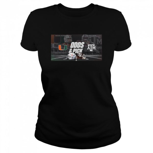 Miami Hurricanes vs Texas A&ampM Odds and Pick 2022 shirt