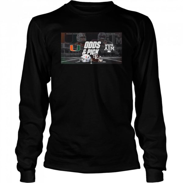 Miami Hurricanes vs Texas A&ampM Odds and Pick 2022 shirt