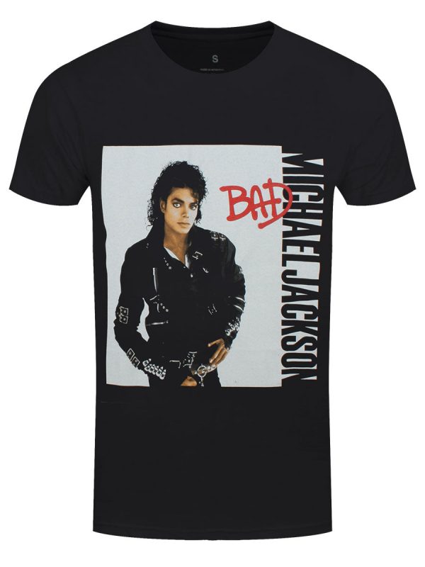 Michael Jackson Bad Men’s Black T-Shirt