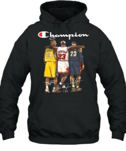 Michael jordan Lebron James Champion signature shirt 4 Michael jordan Lebron James Champion signature shirt 5
