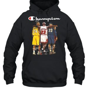 Michael jordan Lebron James Champion signature shirt 5