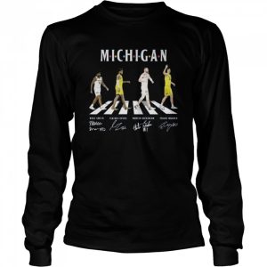 Michigan Football abbey road signatures shirt 3