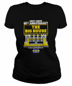Michigan Wolverines 1927 2022 95th anniversary the big house shirt 1 Michigan Wolverines 1927 2022 95th anniversary the big house shirt 2