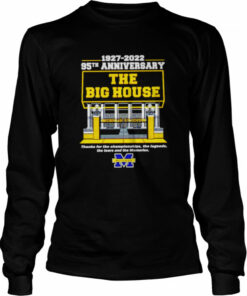 Michigan Wolverines 1927 2022 95th anniversary the big house shirt 2 Michigan Wolverines 1927 2022 95th anniversary the big house shirt 3