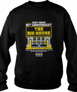 Michigan Wolverines 1927 2022 95th anniversary the big house shirt 3 Michigan Wolverines 1927 2022 95th anniversary the big house shirt 4