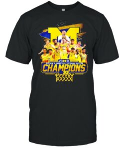Michigan Wolverines 2021 Big Men's basketball regular season champions shirt 1
