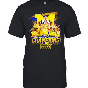 Michigan Wolverines 2021 Big Men’s basketball regular season champions shirt