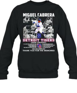 Miguel Cabrera #24 Detroit Tigers 2008 present thank you for the memories shirt 3 Miguel Cabrera 24 Detroit Tigers 2008 present thank you for the memories shirt 4