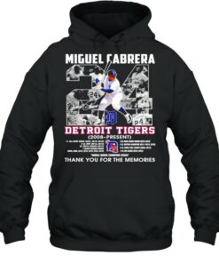 Miguel Cabrera #24 Detroit Tigers 2008 present thank you for the memories shirt 4 Miguel Cabrera 24 Detroit Tigers 2008 present thank you for the memories shirt 5