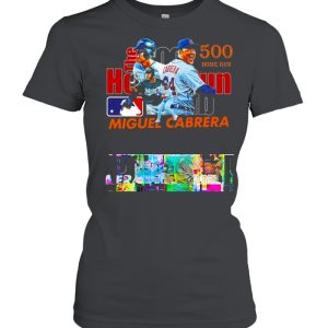 Miguel Cabrera #24 Hit His 500th Career Home Run T-Shirt