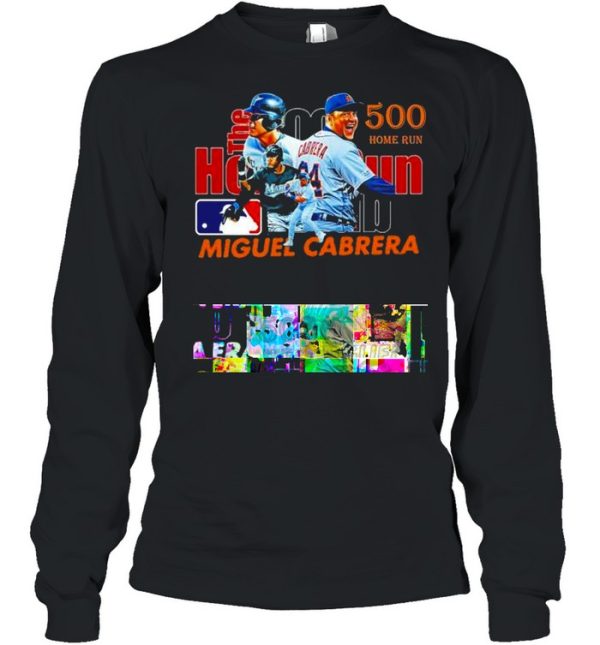 Miguel Cabrera #24 Hit His 500th Career Home Run T-Shirt