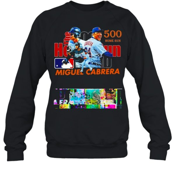 Miguel Cabrera #24 Hit His 500th Career Home Run T-Shirt