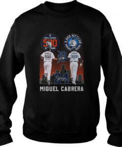 Miguel Cabrera Detroit Tigers 500 Home Runs and 3,000 Hit Club signature shirt 3 Miguel Cabrera Detroit Tigers 500 Home Runs and 3000 Hit Club signature shirt 4
