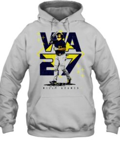 Milwaukee Baseball Willy Adames #27 player square shirt 4 Milwaukee Baseball Willy Adames 27 player square shirt 5