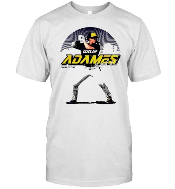 Milwaukee Baseball Willy Adames Skyline signature shirt