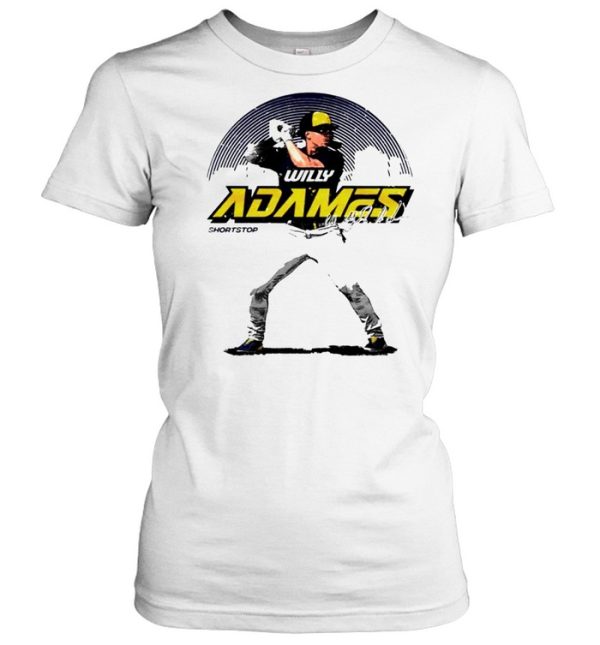 Milwaukee Baseball Willy Adames Skyline signature shirt