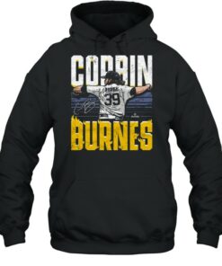 Milwaukee Brewers Corbin Burnes Flames Baseball Signature shirt 5
