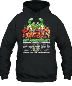 Milwaukee Bucks 53rd Anniversary 1968 2021 thank you for the memories shirt 4 Milwaukee Bucks 53rd Anniversary 1968 2021 thank you for the memories shirt 5