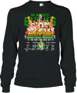 Milwaukee Bucks champions 2021 NBA finals the first time since 1971 shirt 3
