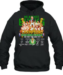 Milwaukee Bucks champions 2021 NBA finals the first time since 1971 shirt 5