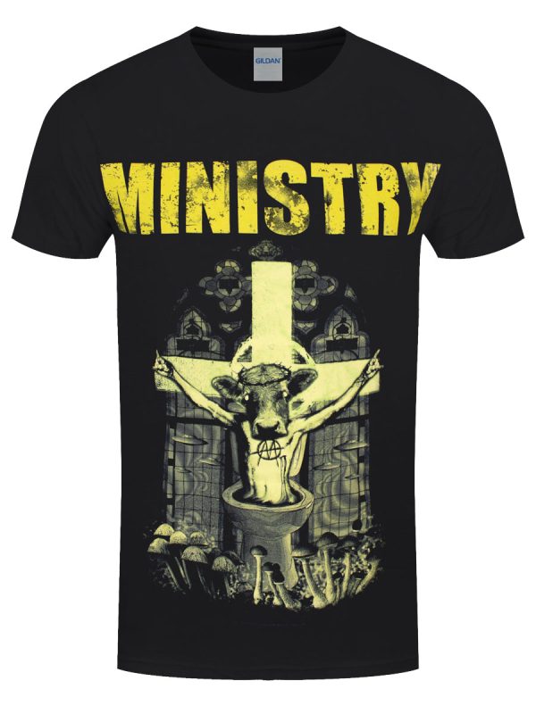 Ministry Holy Cow Block Letters Men’s Black T-Shirt