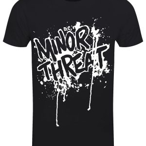 Minor Threat Drips Men’s Black T-Shirt