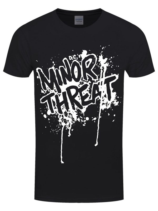 Minor Threat Drips Men’s Black T-Shirt