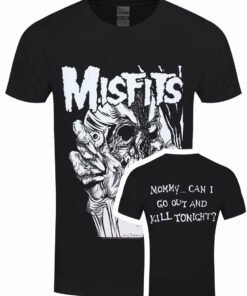 Misfits Can I Go Out And Kill Tonight Mens Black T Shirt 1
