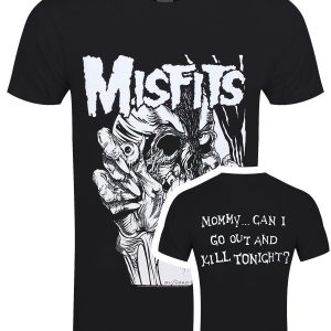 Misfits Can I Go Out And Kill Tonight Men’s Black T-Shirt