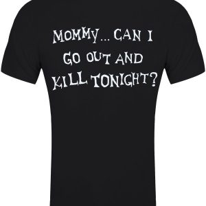 Misfits Can I Go Out And Kill Tonight Mens Black T Shirt 2