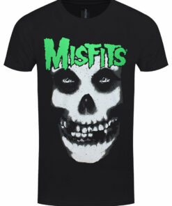 Misfits Glow Jurek Skull Mens Black T Shirt 1