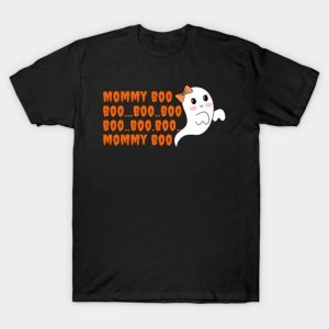 Mommy Boo Mommy Booo cute Ghost 2023 Halloween T-Shirt