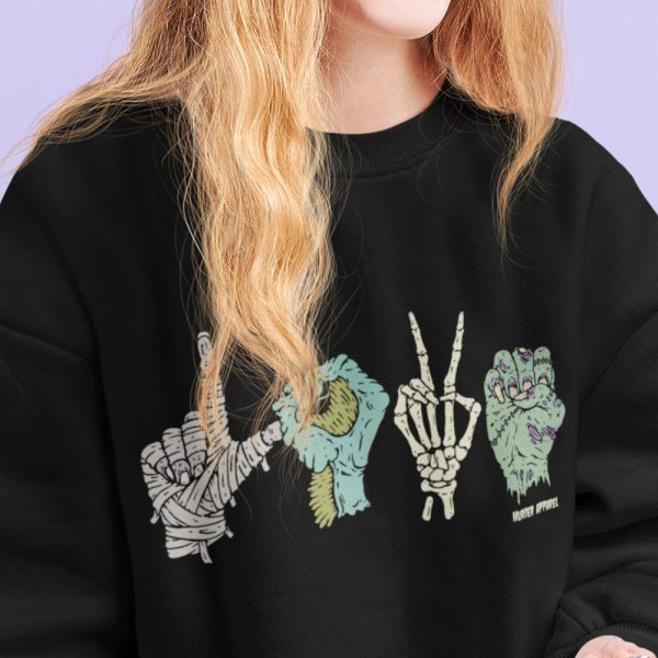 Monster Love Sign Language Sweatshirt