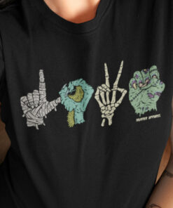 Monster Love Sign Language T shirt 1