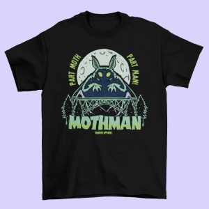 Mothman Retro T Shirt 1